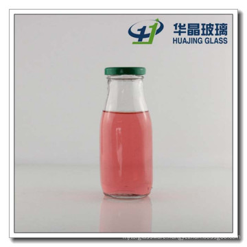 300ml 10oz Juice Glass Bottle Milk Glass Bottle with Tin Lid